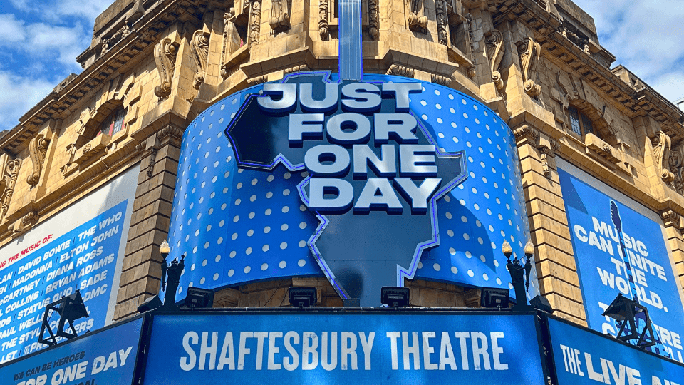 Live Aid’s 40th Anniversary Celebration at the 'Just For One Day' Musical with Bob Geldof - Live Aid Just For One Day Musical